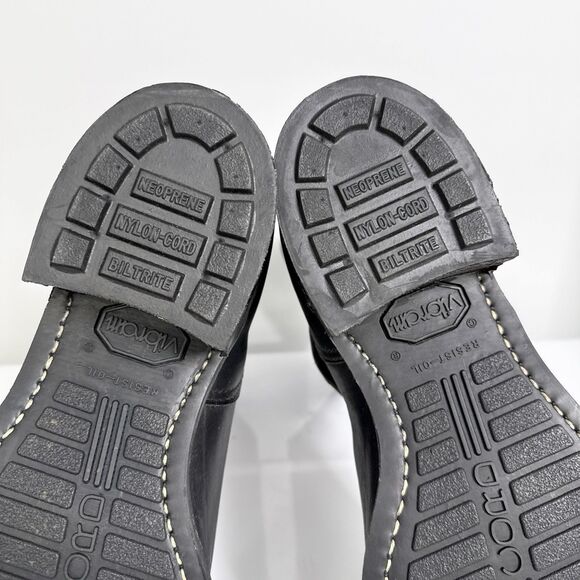 Vintage Herman Santa Rosa Engineer Boots Sz 13 E Black Steel Toe Motorcycle NEW - Picture 10 of 12